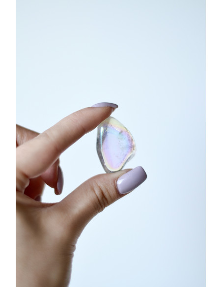 Kwarc angel aura naturalny szlifowany