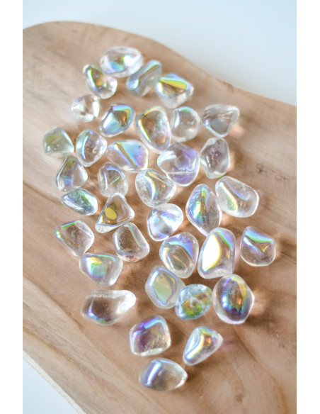 Kwarc angel aura naturalny szlifowany